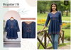 Tew Prisha Pure Cambric Cotton Jaipur Printed Tops Wholesale Clothing Distributors In India